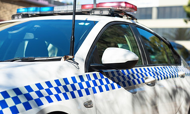 Australian police vehicle, Blue Ground policing solutions.