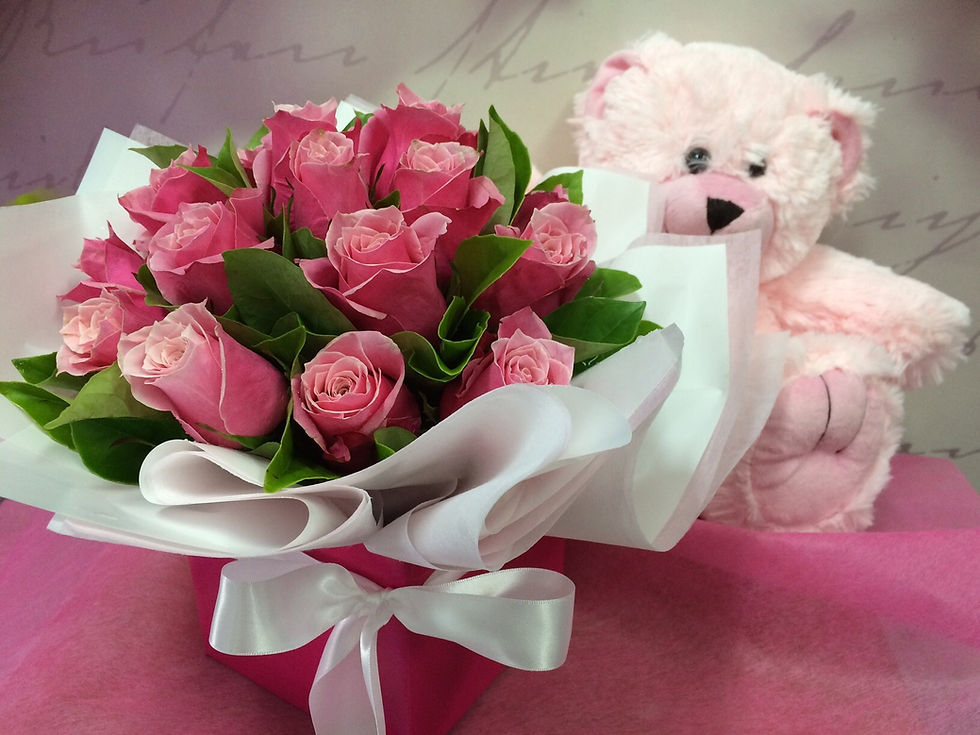 colorful mixed flower bouquet banner shot – Sydney