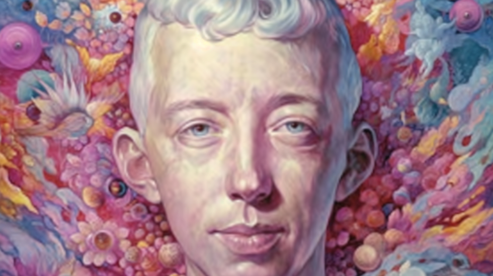Image of Bill Wilson in a psychedelic art style