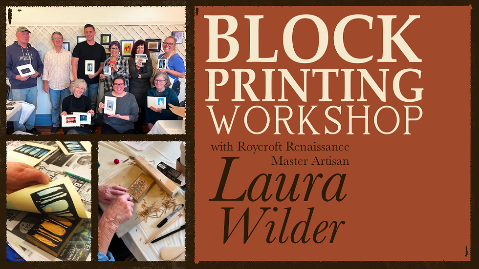 Block Printing Workshop