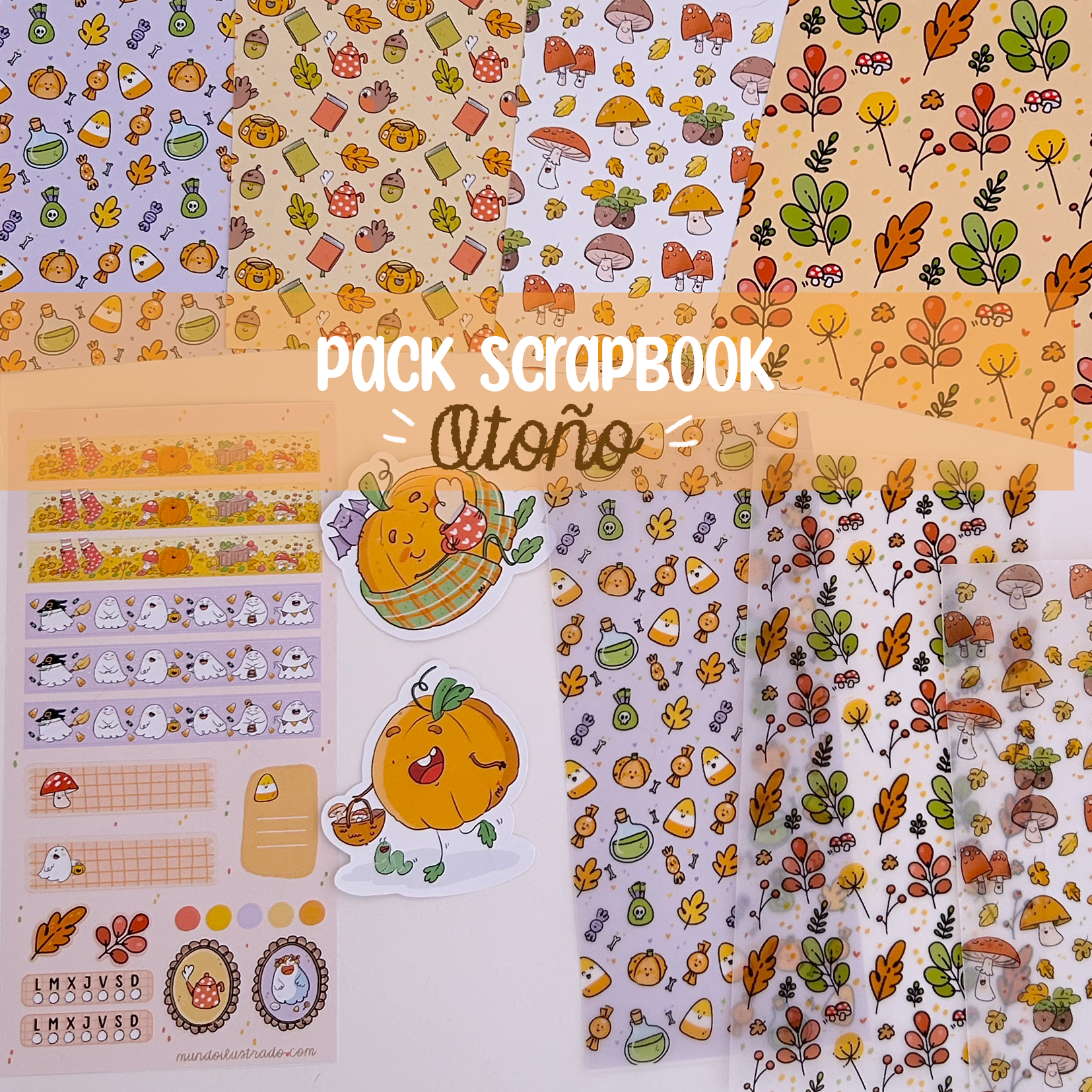 Pack Scrapbook Otoño