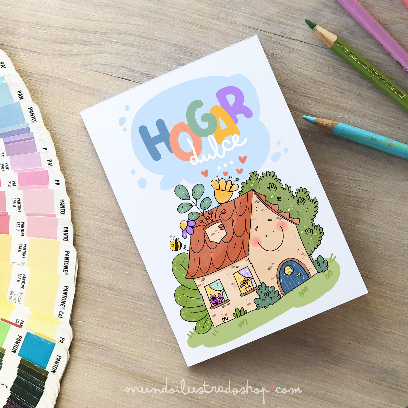 Tarjeta "Hogar dulce"