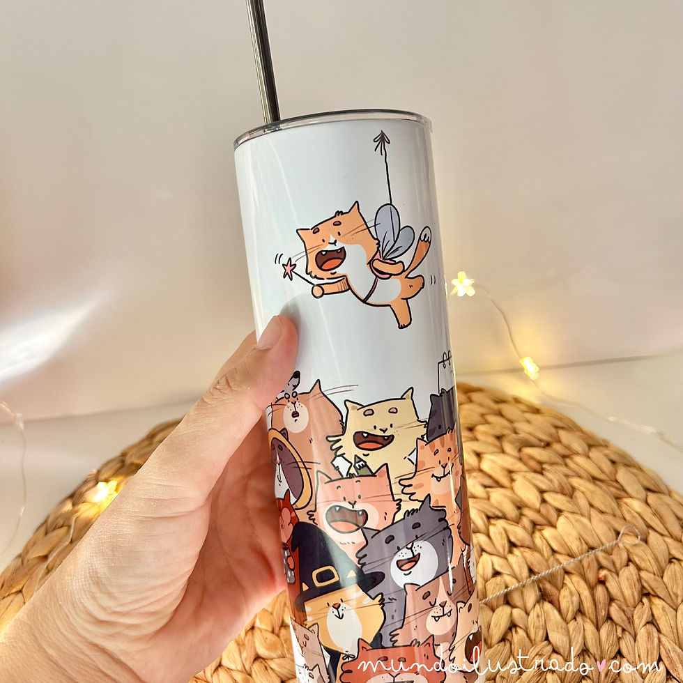 Miniatura: Vaso Térmico Gatuno