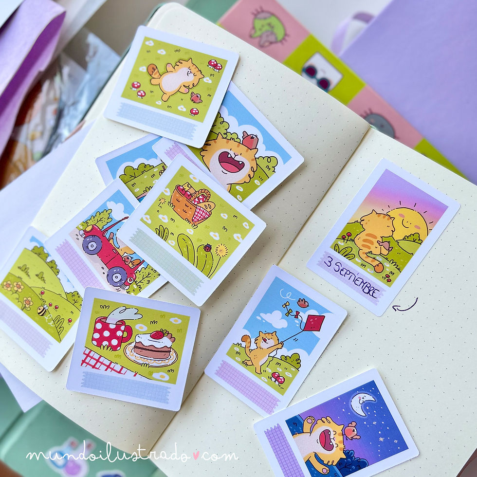 Miniatura: Pack pegatinas "Un dia de campo"