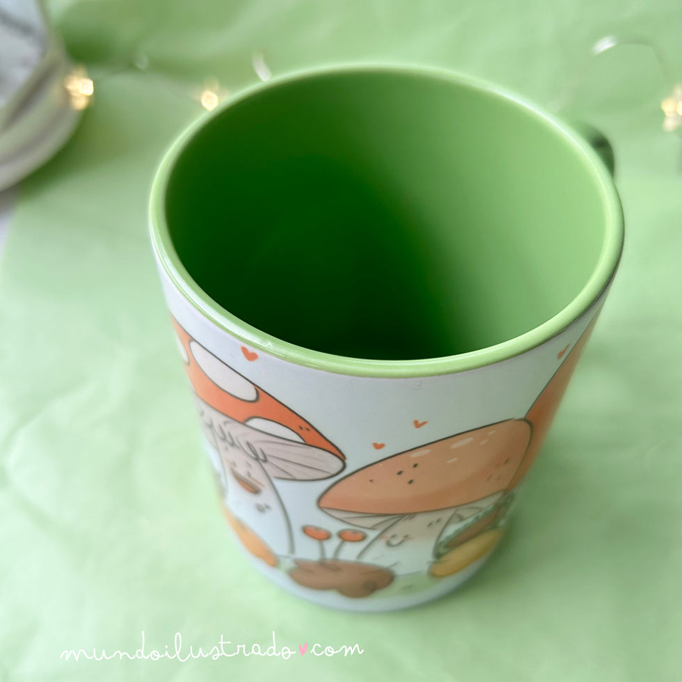 Miniatura: Taza Setas