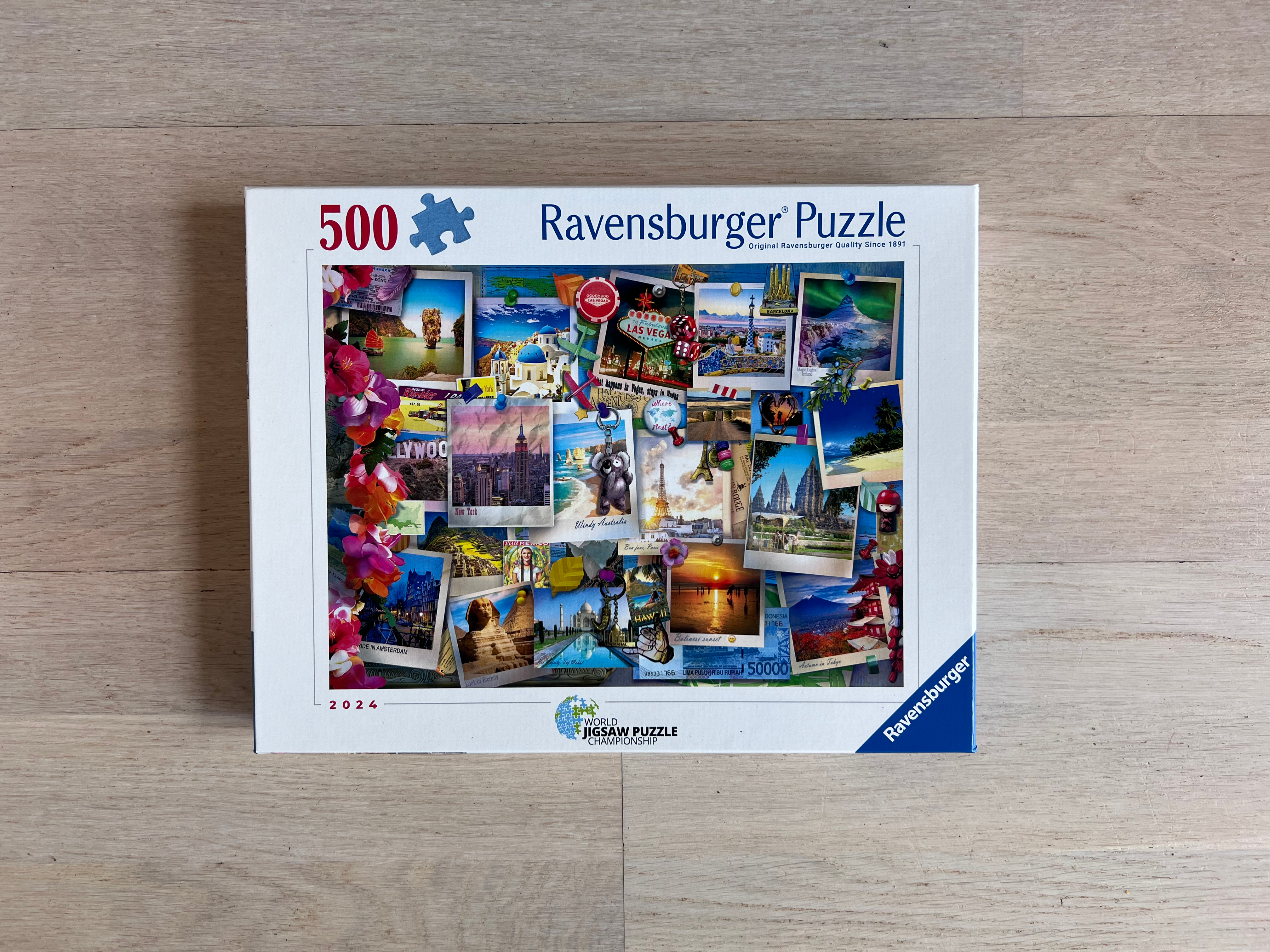 World Travel Pinboard 500 Ravensburger Puzzle