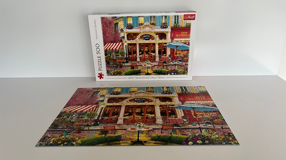 Cafe puzzle from Trefl
