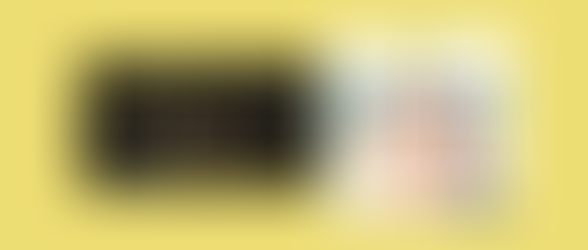 Golden background advertising Majesty's Midweek Quiz about Queen's single "The Invisible Man"
