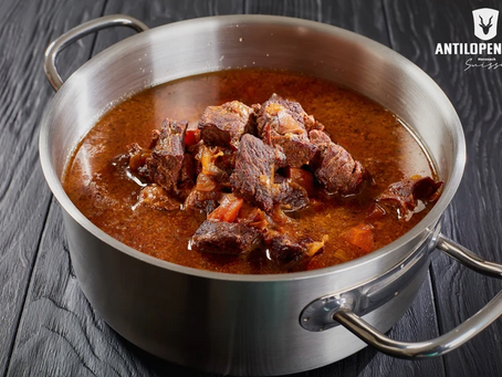 Antilopengulasch für 4 Personen