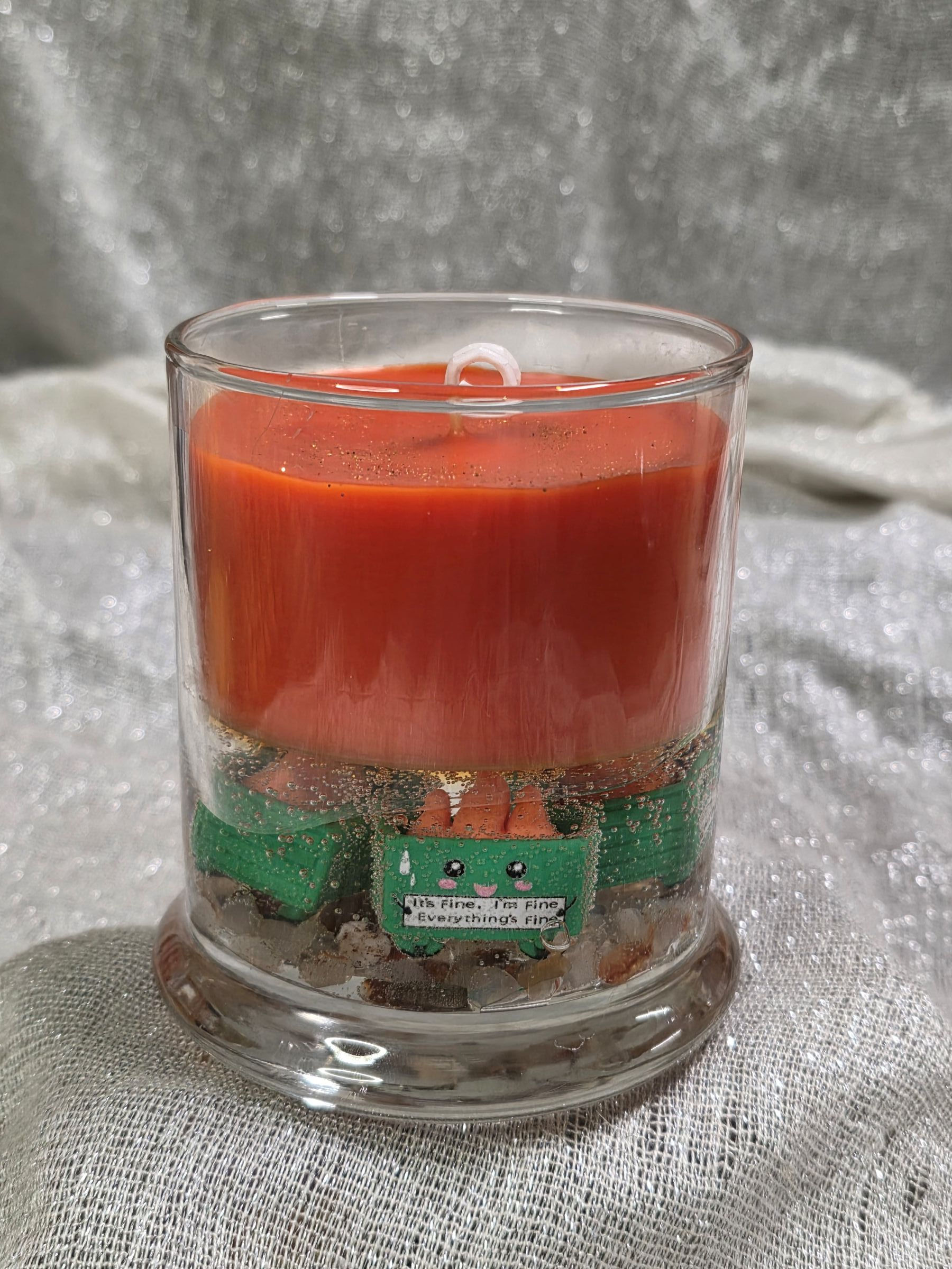 Dumpster Fire Gel Candle