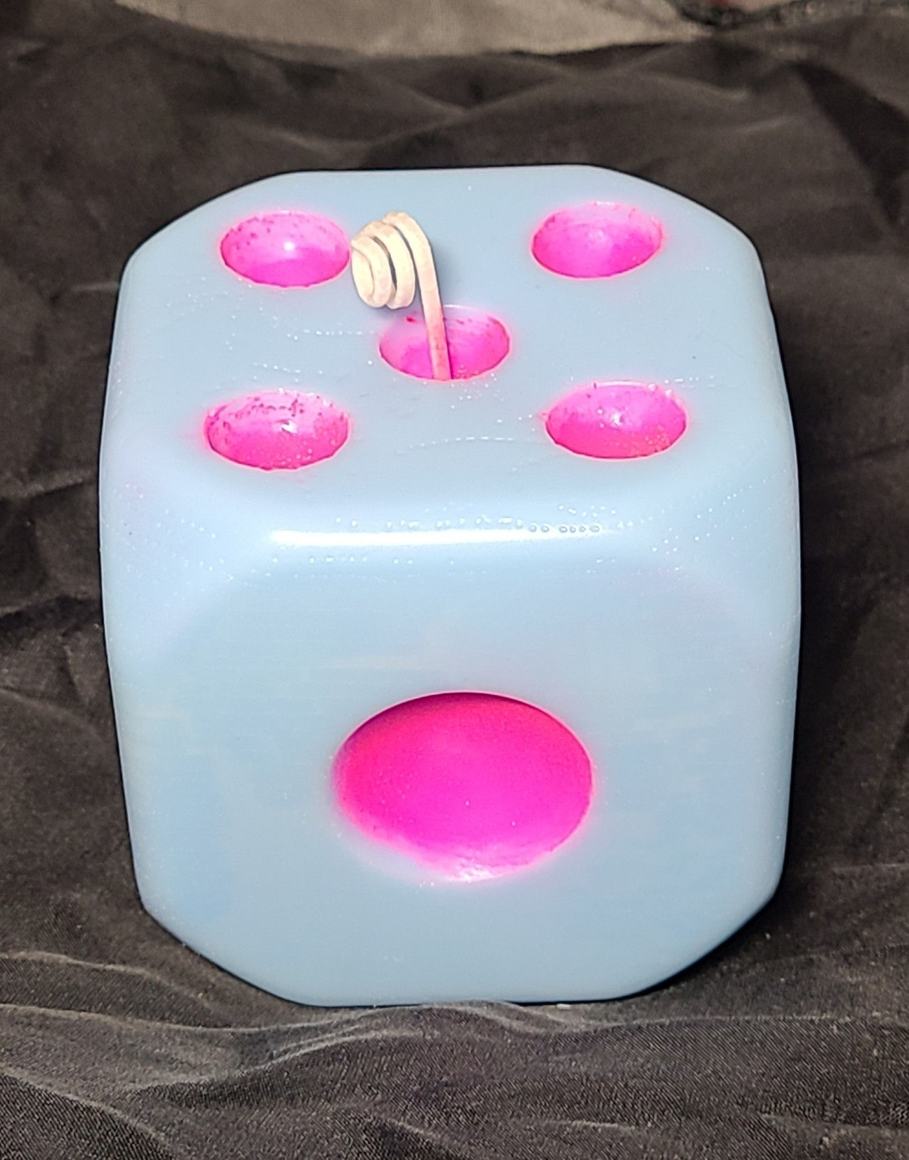 D6 Dice Candle