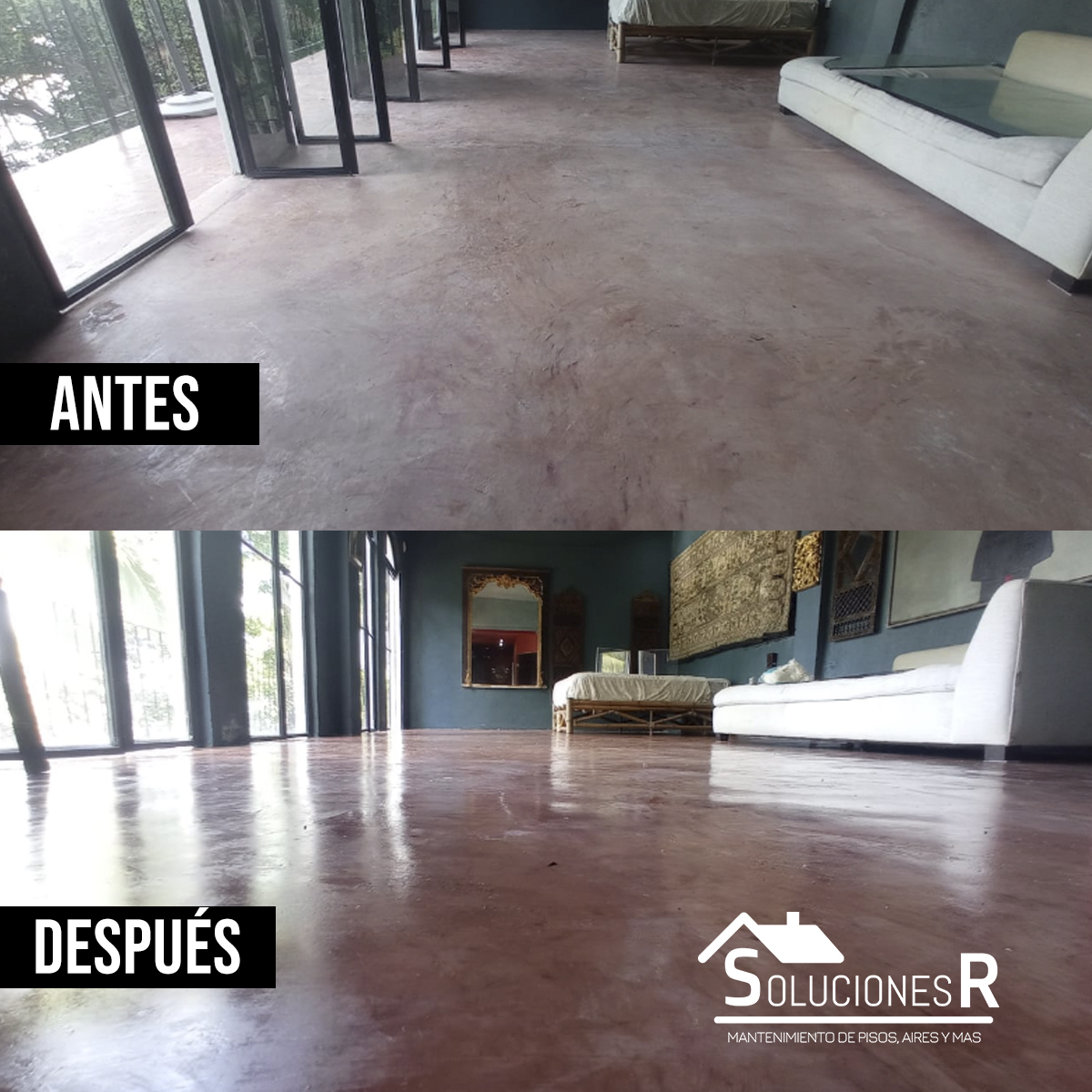 Concreto para servicio de pulido, sellado y acabado