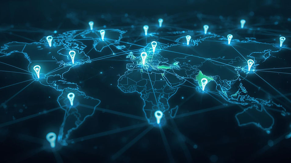 I want to create an image to describe cross border marketing_target audience pin on the wo