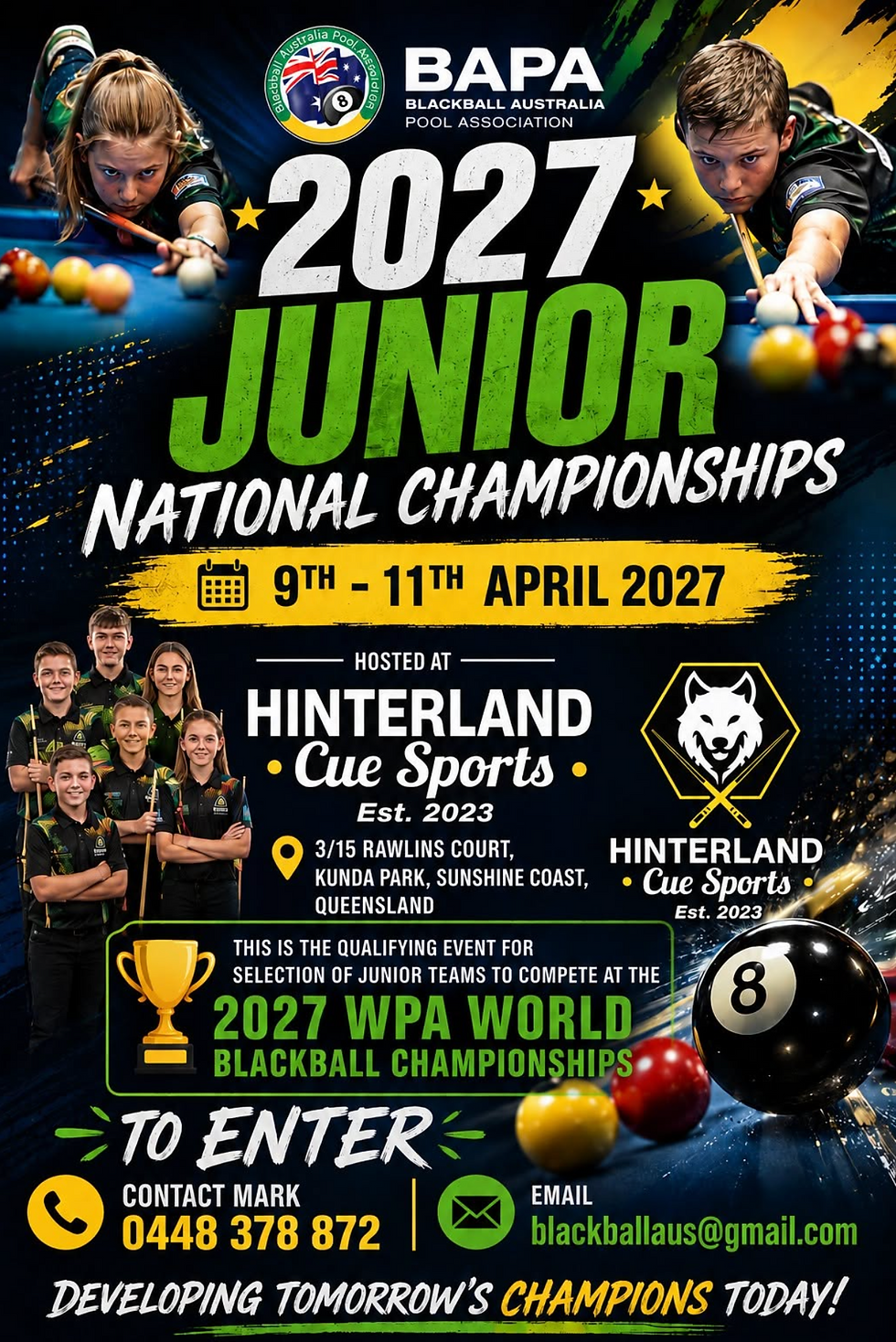 2027 BAPA Junior National Championships