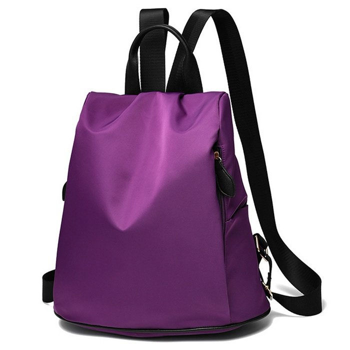 Thumbnail: MonCoeur 109 Korea Top Sales Elegant Premium PU Anti Thief Backpack