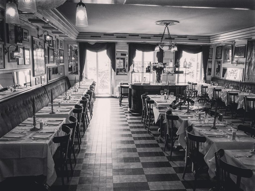 Innenansicht Brasserie Bodu