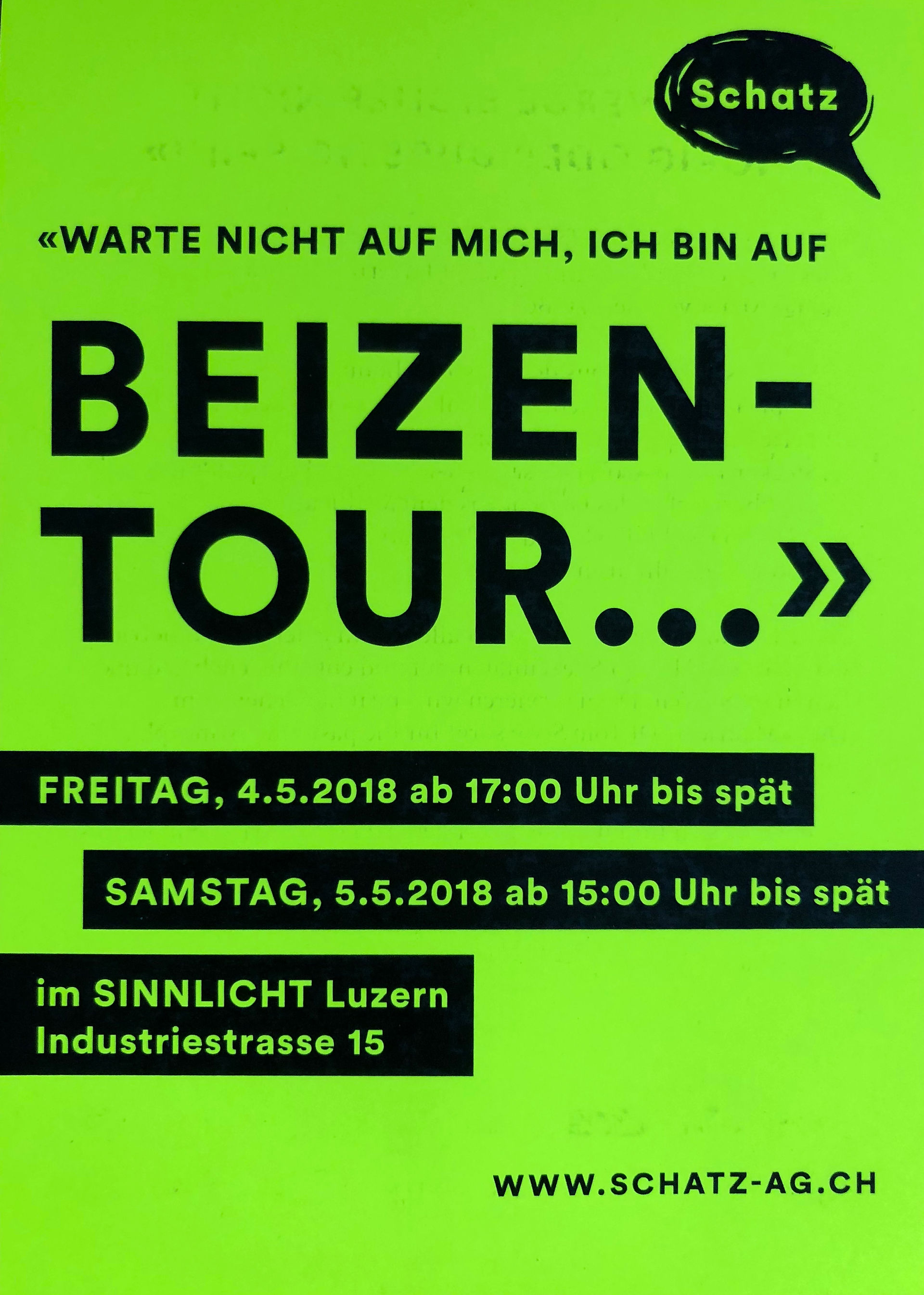 Flyer Beizentour