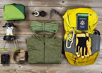 Camping Gear Layout