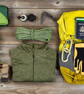 Camping Gear Layout