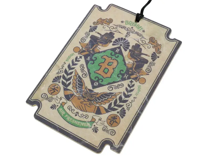 Brosh Air Freshener, choose from Funky Minty (Green) or Citrus (Red) for a refreshing scent anywhere.