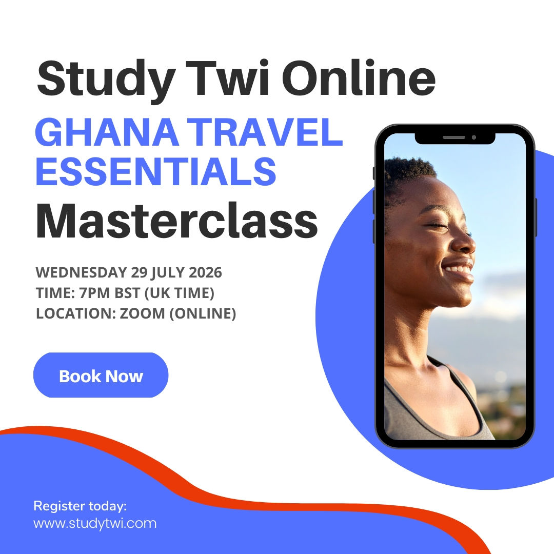 Twi Online Lesson Masterclass (Wednesday 29 July 2026)