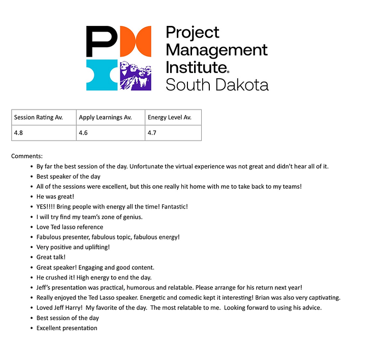 PMI South Dakota August 2025 Keynote Feedback.png