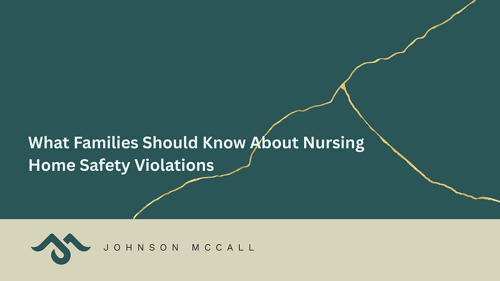What Families Should Know About Nursing Home Safety Violations