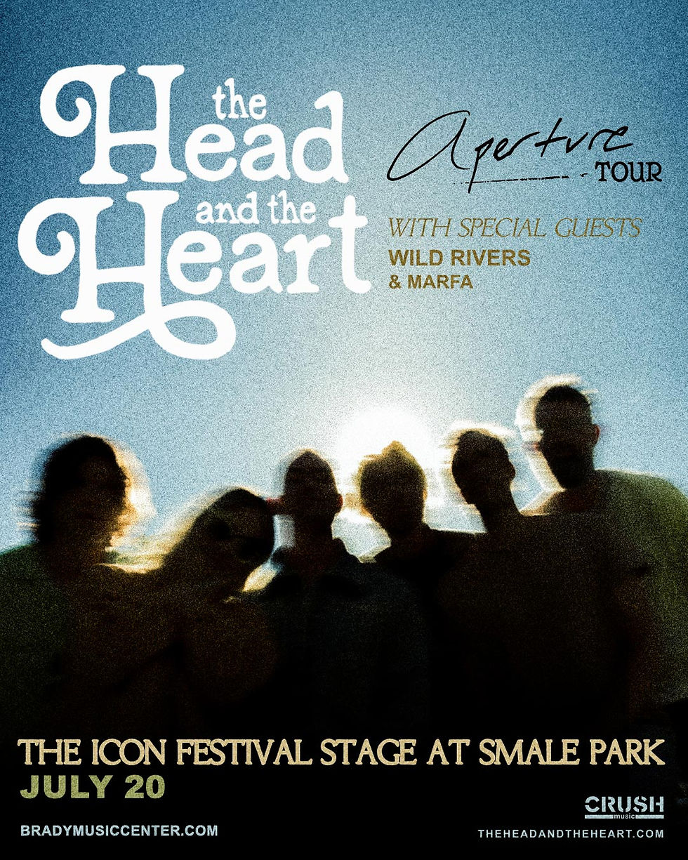 Win Tickets to See The Head and The Heart at the ICON Festival Stage at Smale Park on July 20th!