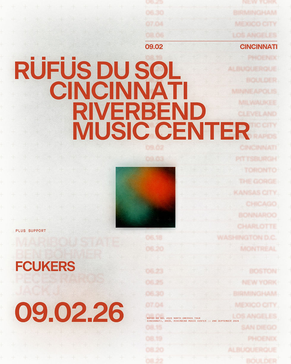 Win Tickets to See RÜFÜS DU SOL at Riverbend Music Center on September 2nd!