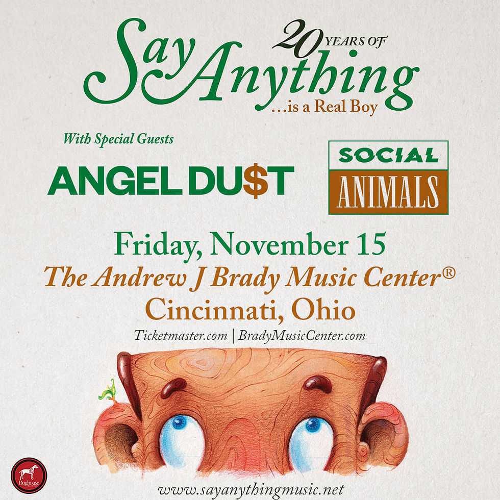 Win Tickets to See Say Anything: Is A Real Boy 20th Anniversary Tour