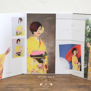 成人式撮影の納品（三姉妹編）