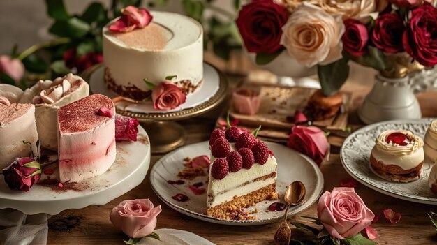 Arranged Food and Objects