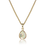 Thumbnail: Double Delight Necklace - Clear Quartz & Abalone