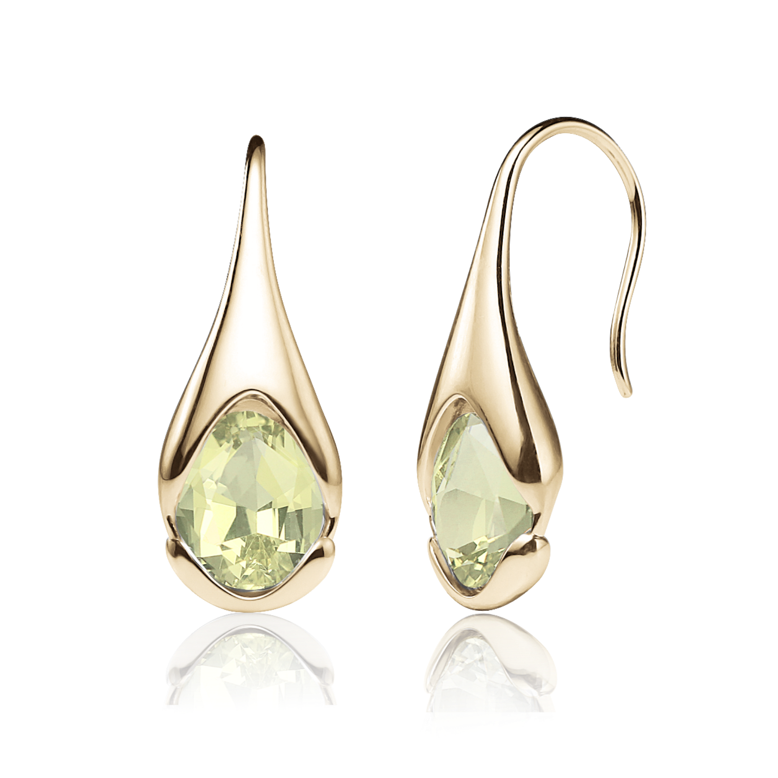 GALA Hook Earring - Lemon Quartz