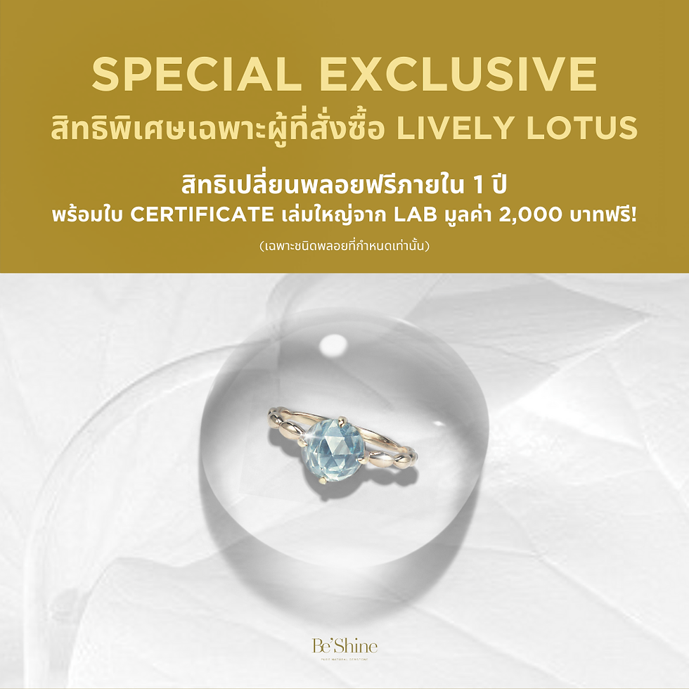 สิทธิพิเศษเฉพาะผู้ที่สั่งซื้อ Lively Lotus