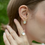 Thumbnail: Liber Loop Earrings - Mother of Pearl