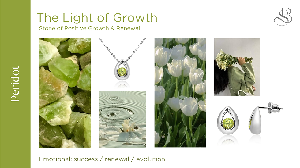 Peridot Jewelry – The Stone of Success, celebrating job promotions and career milestones.