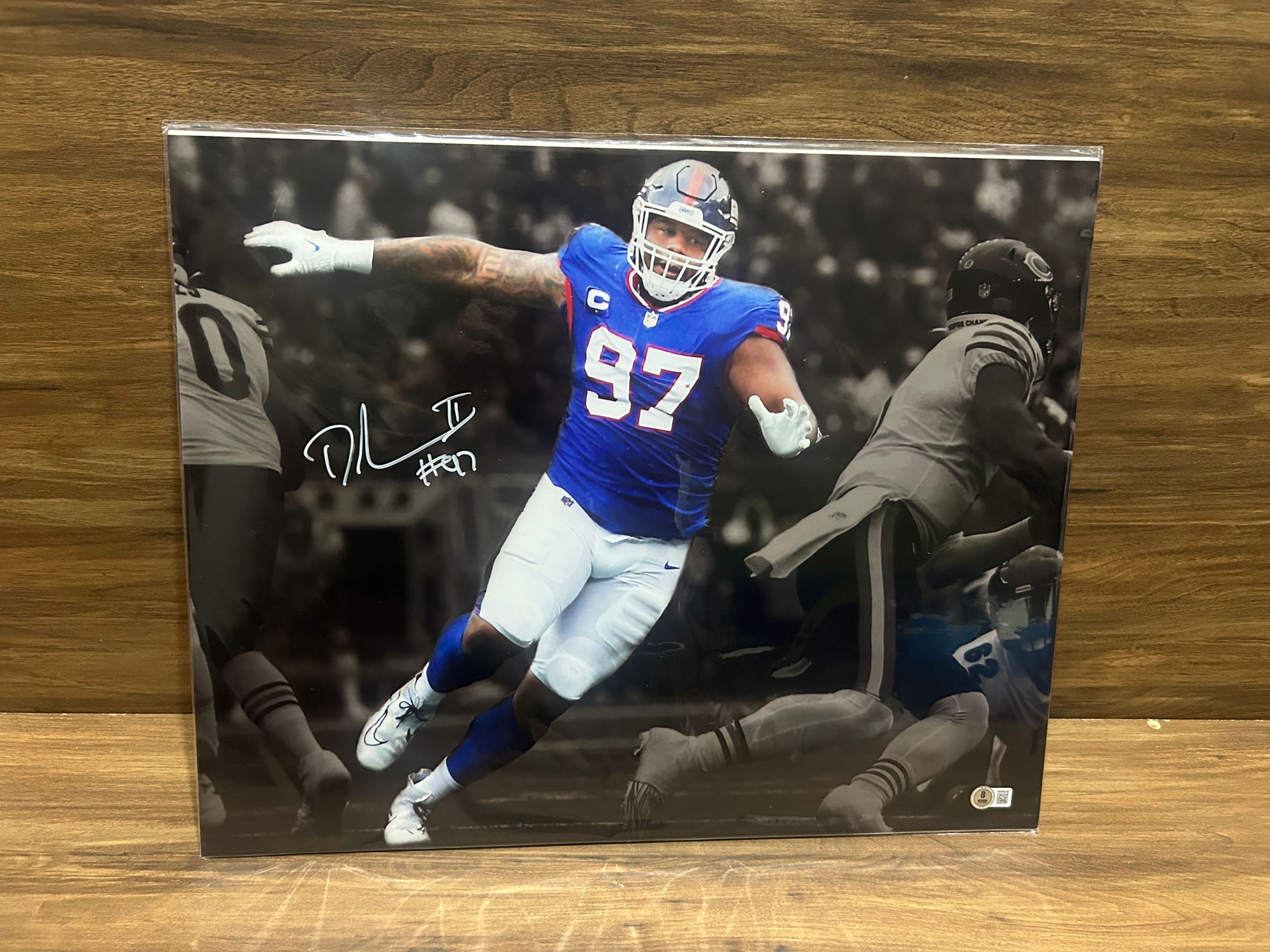 Dexter Lawrence 16x20 Signed poster
