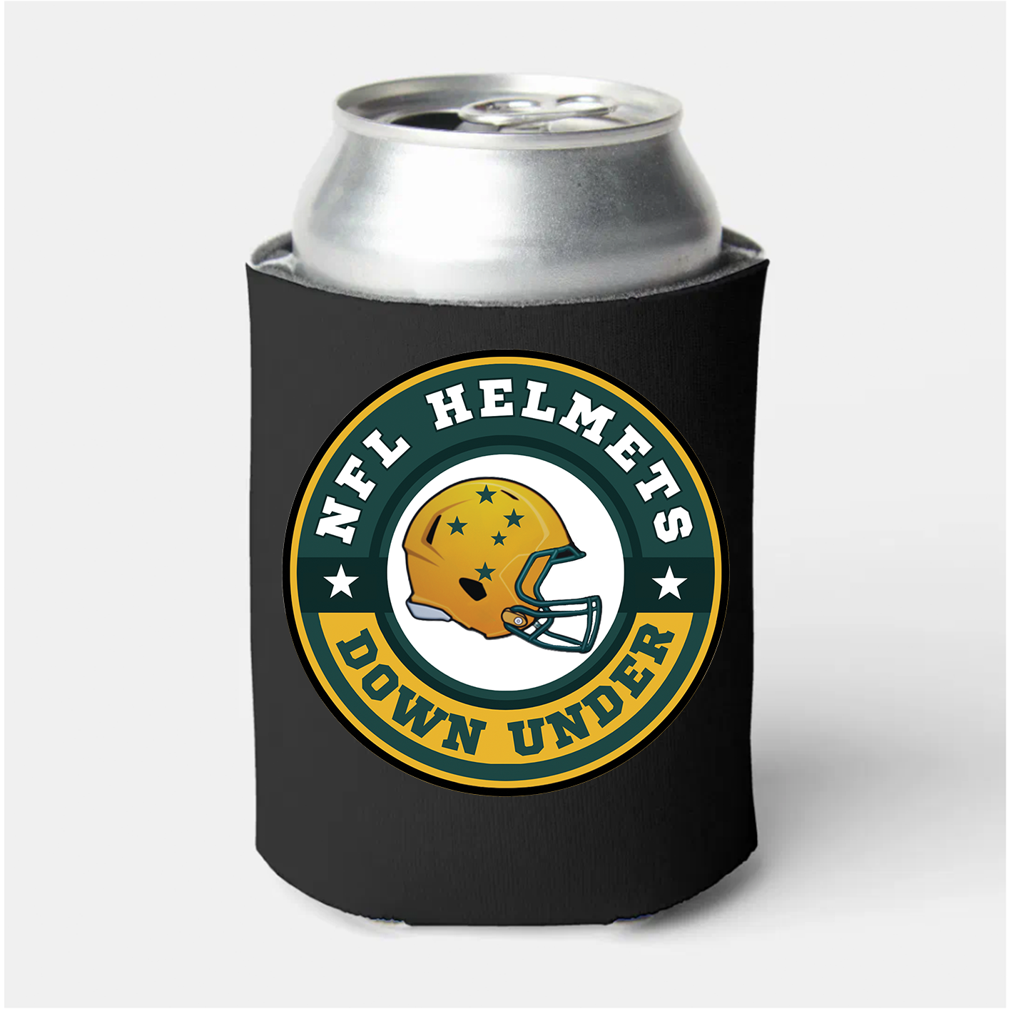 NFL Helmets Down Under Logo - Stubby Holder