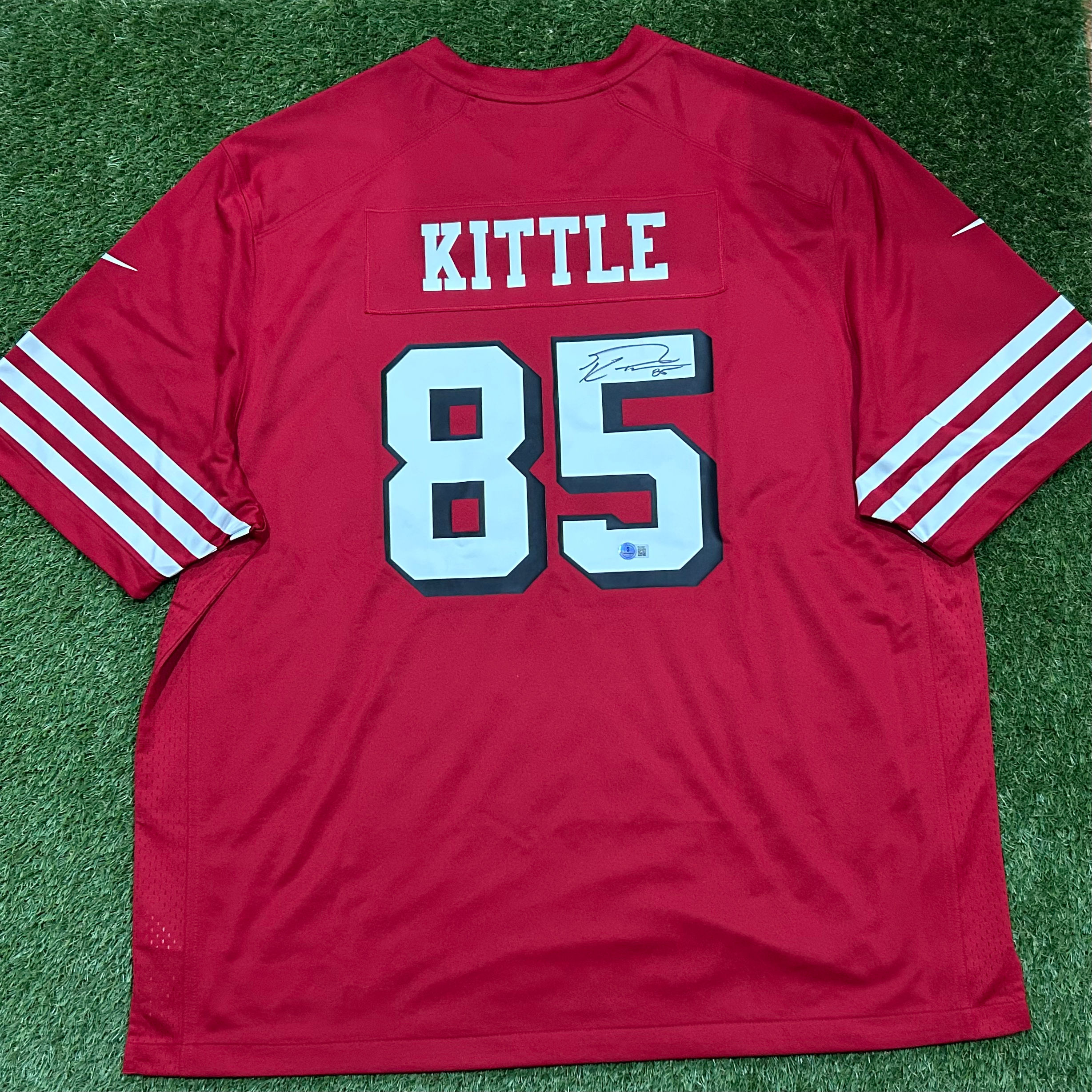 George Kittle Signed Nike Authentic San Francisco 49ers Jersey.