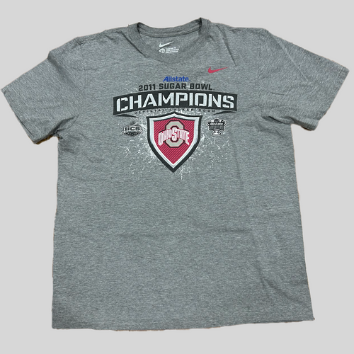 Ohio State Buckeyes 2011 Sugar Bowl Champions T-Shirt – X-Large