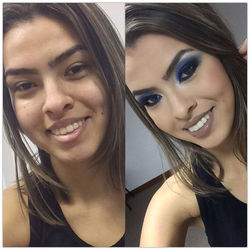 Aquele antes x depois que você respeita! 😍❤️😍 #makeupandryafink #maquiagembrasill #maquiagembrasil