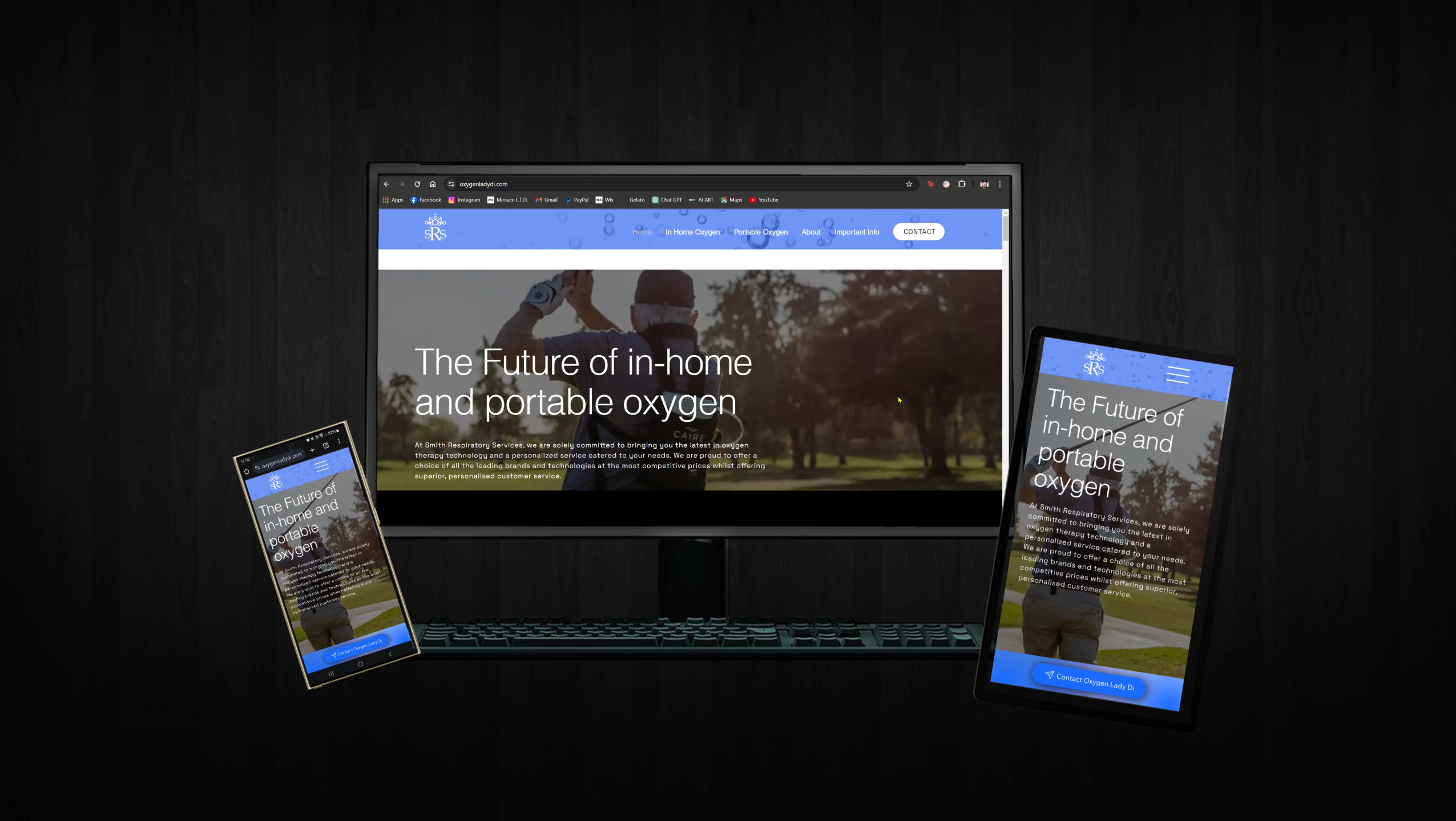 Oxygen Lady Di Web Design.png