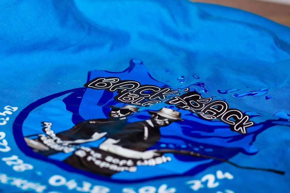 Back 2 Back Blasting Merchandise Printed By DTF Printing