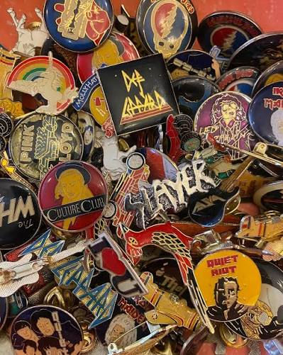 Collection of enamel pins