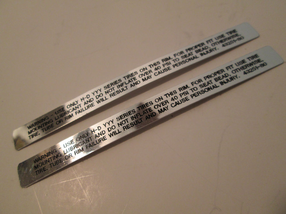 Thumbnail: Harley XR1000 Decal Set