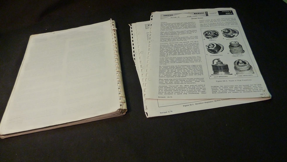 Thumbnail: 1965-77 AMF Harley-Davidson Service Manual Light Weight Models