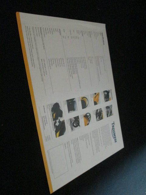 Thumbnail: Triumph TT600 Sales Brochure