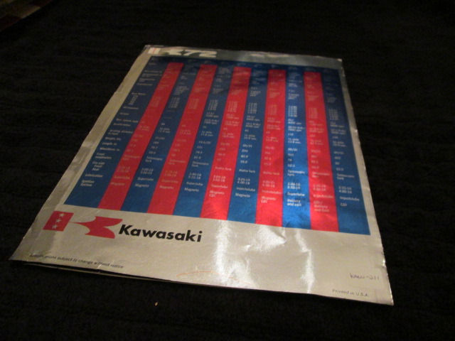 Thumbnail: Kawasaki 1972 Sales Brochure Full Line Up