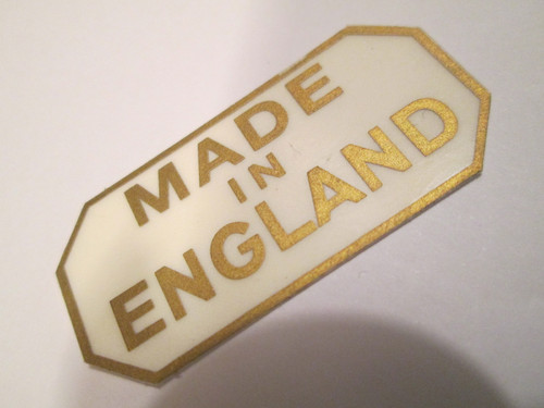 Rh Made In England Sticker Made in England Decal Harley XR XRTT | hi-speedmotorcycles